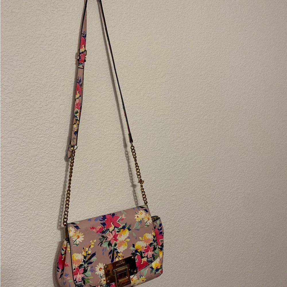Aldo Multicolor Floral Crossbody Bag